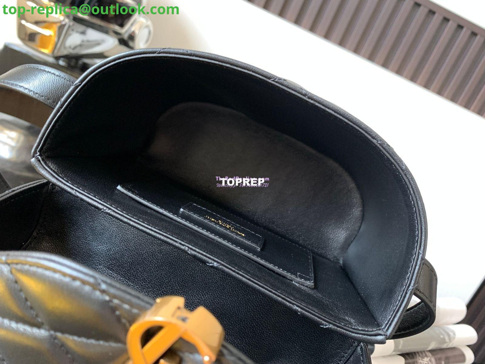 Replica YSL Saint Laurent June Box Bag In Quilted Lambskin 7100801 Black 7 Replica YSL Saint Laurent June Box Bag In Quilted Lambskin 7100801 Black 7