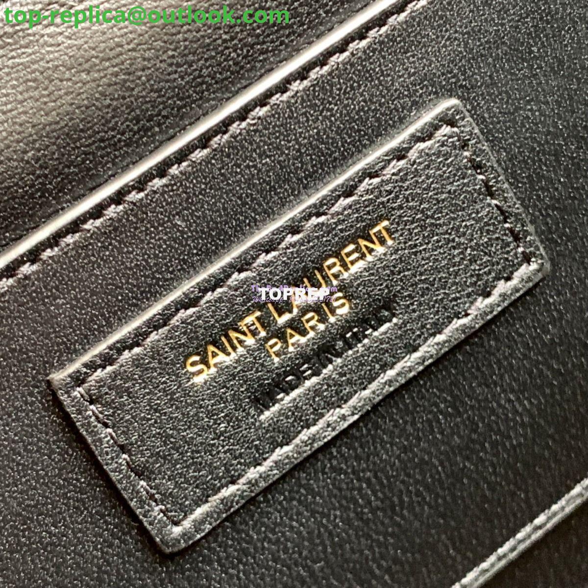 Replica YSL Saint Laurent June Box Bag In Quilted Lambskin 7100801 Black 8 Replica YSL Saint Laurent June Box Bag In Quilted Lambskin 7100801 Black 8