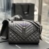 Replica YSL Saint Laurent June Box Bag In Quilted Lambskin 7100801 Black 11 Replica YSL Saint Laurent June Box Bag In Quilted Lambskin 7100801 Black 11