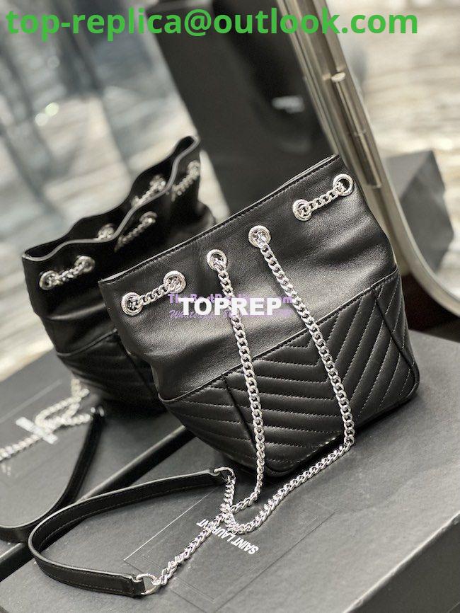 Replica YSL Saint Laurent Joe Mini Bucket Bag In Quilted Lambskin 7016311 Black Silver Hardware 9 Replica YSL Saint Laurent Joe Mini Bucket Bag In Quilted Lambskin 7016311 Black Silver Hardware 9