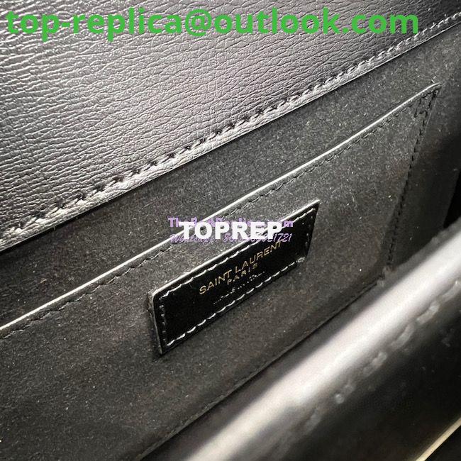 Replica YSL Saint Laurent Medium Sunset Satchel In Smooth Leather 634723 Black Blanc 11 Replica YSL Saint Laurent Medium Sunset Satchel In Smooth Leather 634723 Black Blanc 11