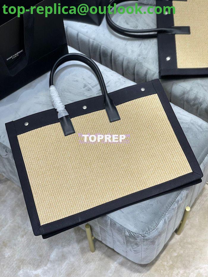 Replica YSL Saint Laurent Rive Gauche Tote Bag In Felt And Leather 499290 Beige 8 Replica YSL Saint Laurent Rive Gauche Tote Bag In Felt And Leather 499290 Beige 8