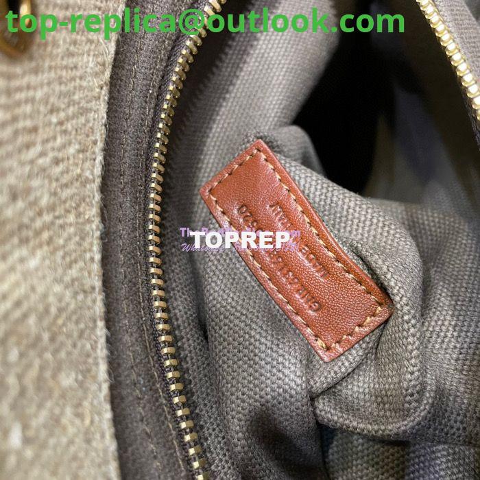 Replica YSL Saint Laurent Rive Gauche N/s Shopping Bag In Linen And Cotton 631682 Brown 11 Replica YSL Saint Laurent Rive Gauche N/s Shopping Bag In Linen And Cotton 631682 Brown 11