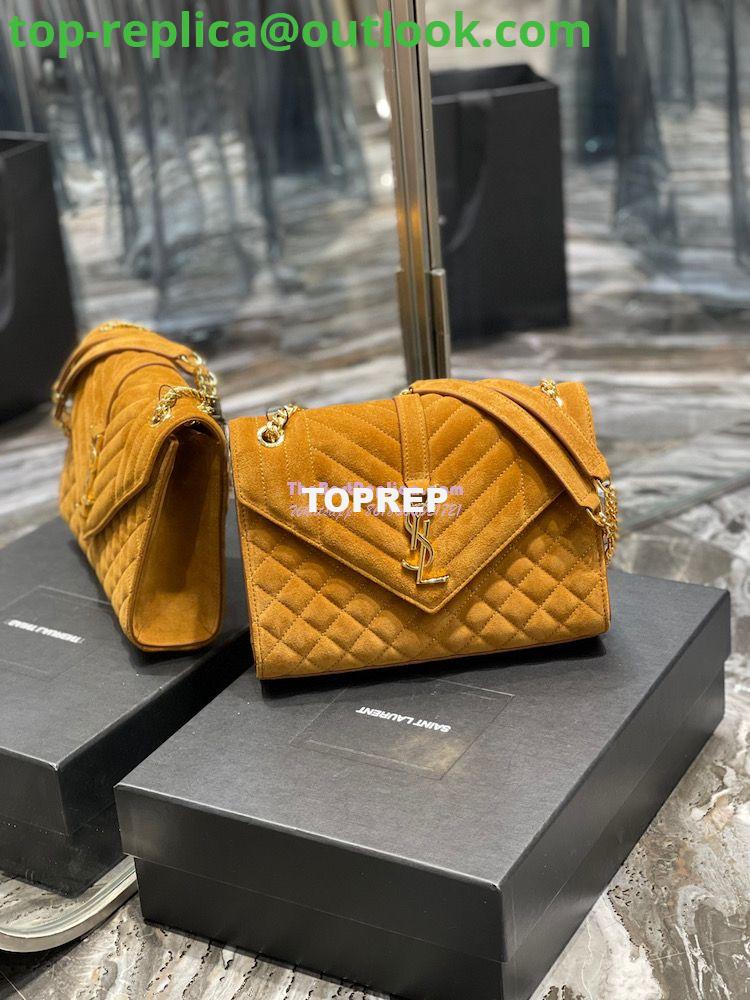 Replica YSL Saint Laurent Envelope Medium Bag In Mix Matelassé Suede Calf 600185 Cork 3 Replica YSL Saint Laurent Envelope Medium Bag In Mix Matelassé Suede Calf 600185 Cork 3