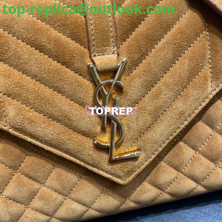 Replica YSL Saint Laurent Envelope Medium Bag In Mix Matelassé Suede Calf 600185 Cork 5 Replica YSL Saint Laurent Envelope Medium Bag In Mix Matelassé Suede Calf 600185 Cork 5
