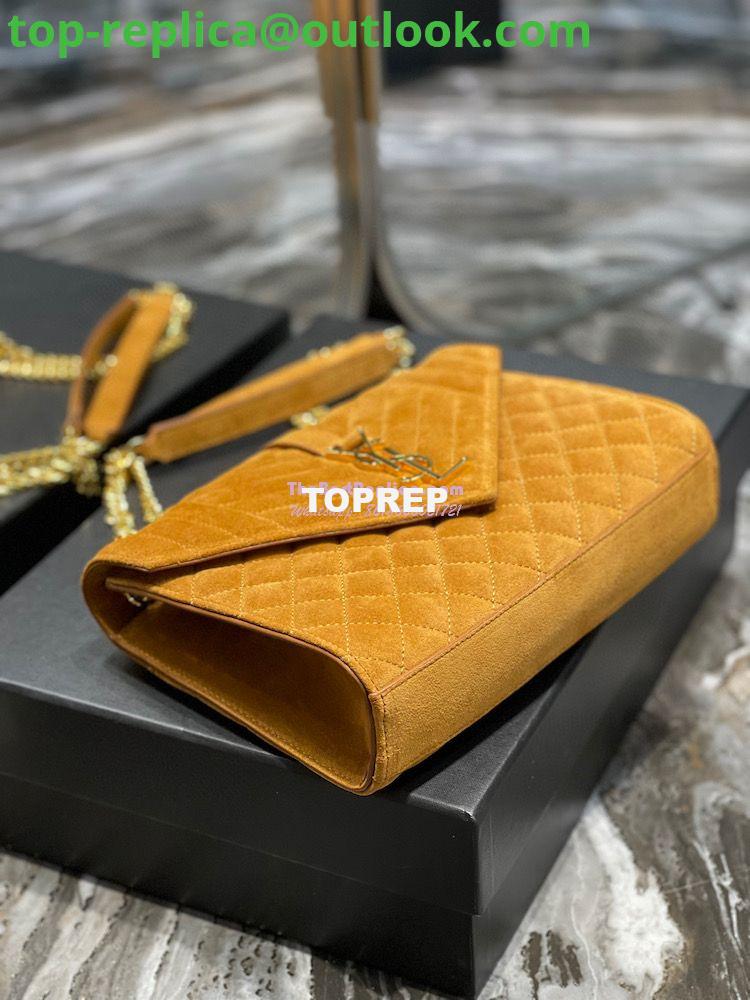Replica YSL Saint Laurent Envelope Medium Bag In Mix Matelassé Suede Calf 600185 Cork 8 Replica YSL Saint Laurent Envelope Medium Bag In Mix Matelassé Suede Calf 600185 Cork 8