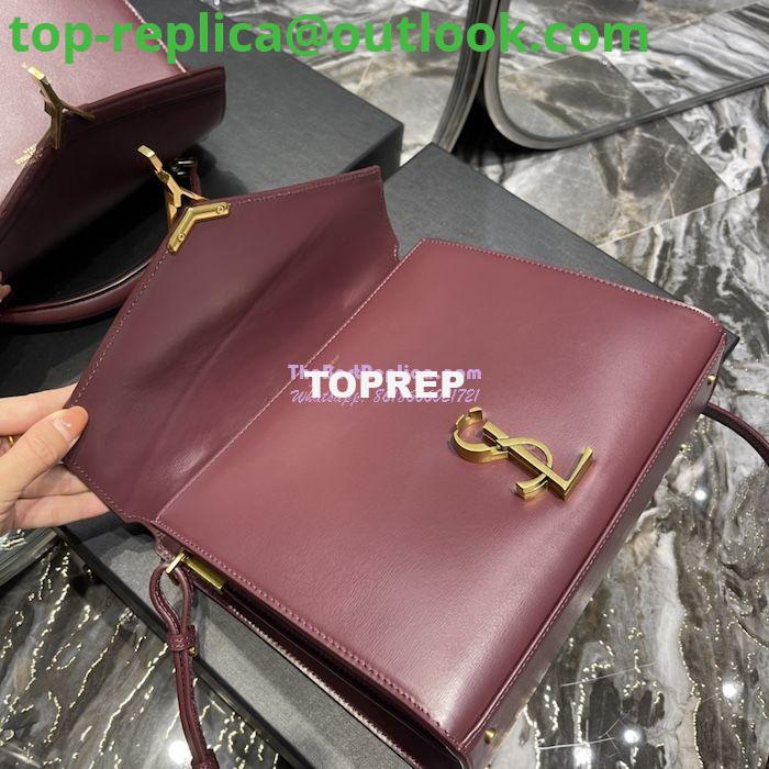 Replica YSL Saint Laurent Cassandra Medium Top Handle Bag In Smooth Leather 578000 Dark Red 7 Replica YSL Saint Laurent Cassandra Medium Top Handle Bag In Smooth Leather 578000 Dark Red 7