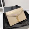 Replica YSL Saint Laurent Cassandra Top Handle Medium Bag In Grain De Poudre Leather Red 14