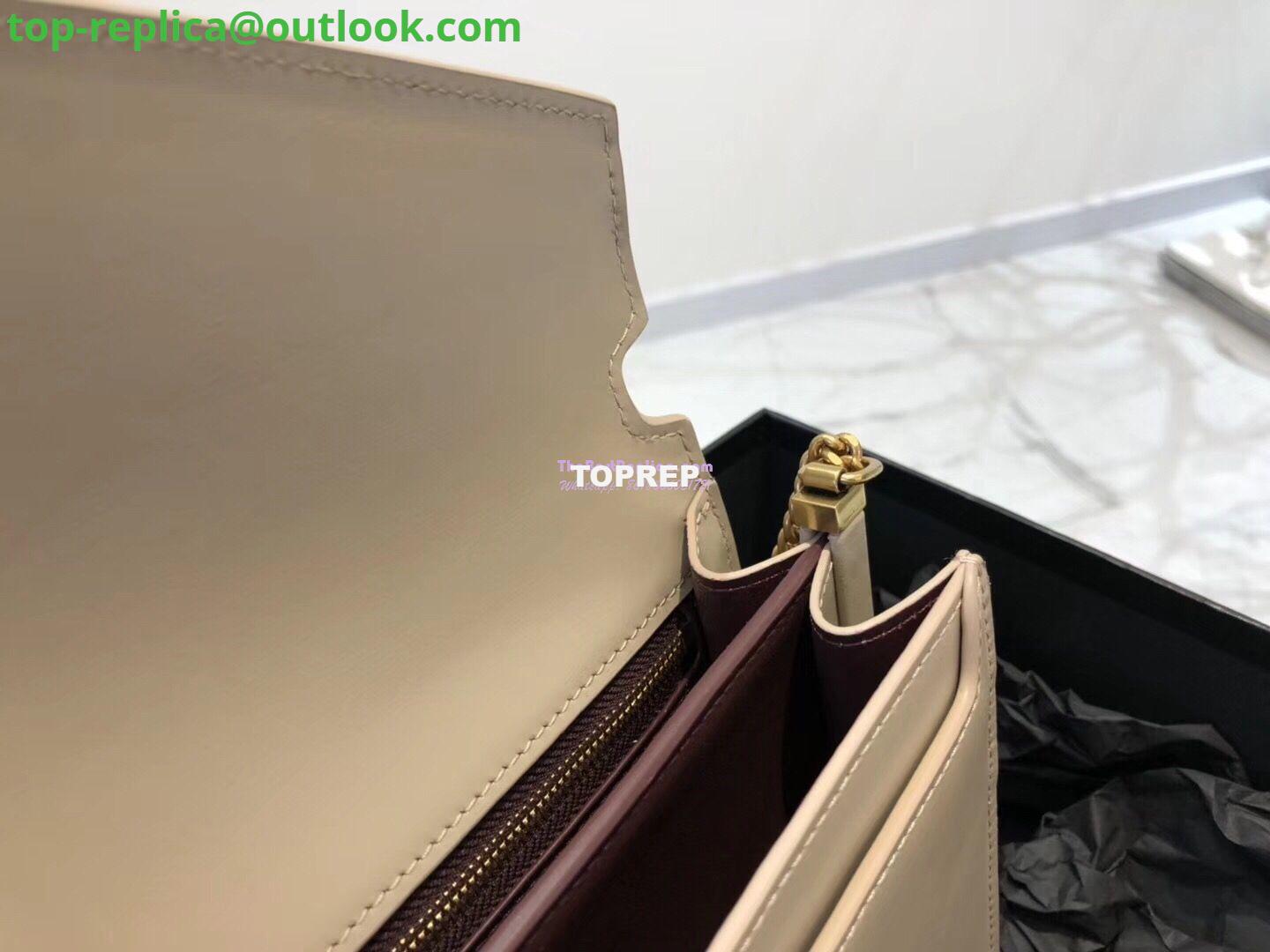 Replica YSL Saint Laurent Cassandra Monogram Clasp Bag In Smooth Leather Beige 8 Replica YSL Saint Laurent Cassandra Monogram Clasp Bag In Smooth Leather Beige 8