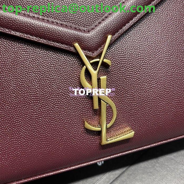 Replica YSL Saint Laurent Cassandra Top Handle Medium Bag In Grain De Poudre Leather Red 5 Replica YSL Saint Laurent Cassandra Top Handle Medium Bag In Grain De Poudre Leather Red 5