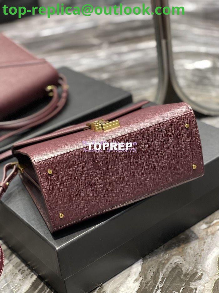 Replica YSL Saint Laurent Cassandra Top Handle Medium Bag In Grain De Poudre Leather Red 12 Replica YSL Saint Laurent Cassandra Top Handle Medium Bag In Grain De Poudre Leather Red 12