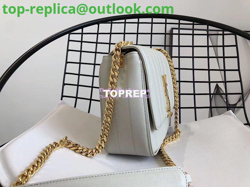 Replica YSL Saint Laurent Vicky Medium In Grain De Poudre Leather 5326121 Blanc 6 Replica YSL Saint Laurent Vicky Medium In Grain De Poudre Leather 5326121 Blanc 6