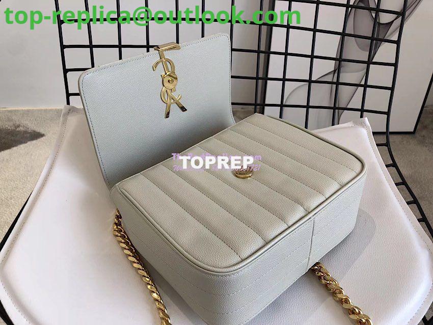 Replica YSL Saint Laurent Vicky Medium In Grain De Poudre Leather 5326121 Blanc 7 Replica YSL Saint Laurent Vicky Medium In Grain De Poudre Leather 5326121 Blanc 7