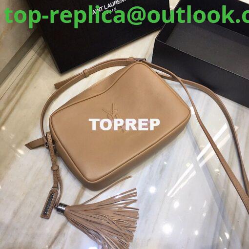Replica YSL Saint Laurent Lou Camera Bag In Smooth Leather 520533 Light Taupe Replica YSL Saint Laurent Lou Camera Bag In Smooth Leather 520533 Light Taupe