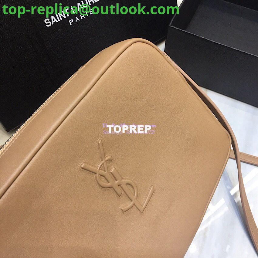 Replica YSL Saint Laurent Lou Camera Bag In Smooth Leather 520533 Light Taupe 2 Replica YSL Saint Laurent Lou Camera Bag In Smooth Leather 520533 Light Taupe 2