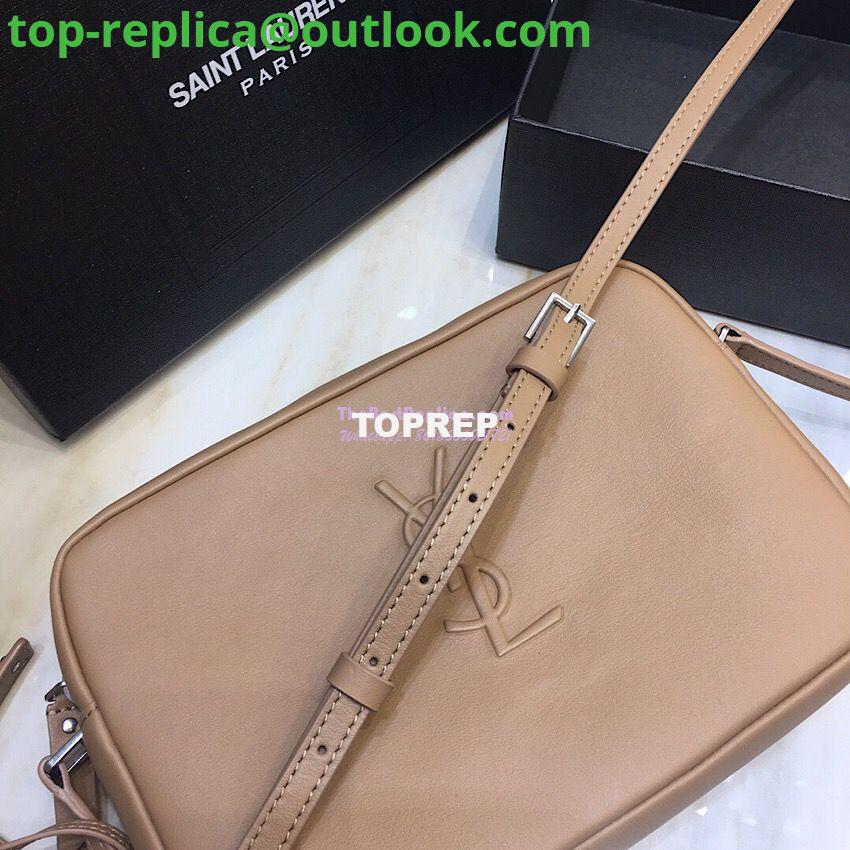 Replica YSL Saint Laurent Lou Camera Bag In Smooth Leather 520533 Light Taupe 3 Replica YSL Saint Laurent Lou Camera Bag In Smooth Leather 520533 Light Taupe 3