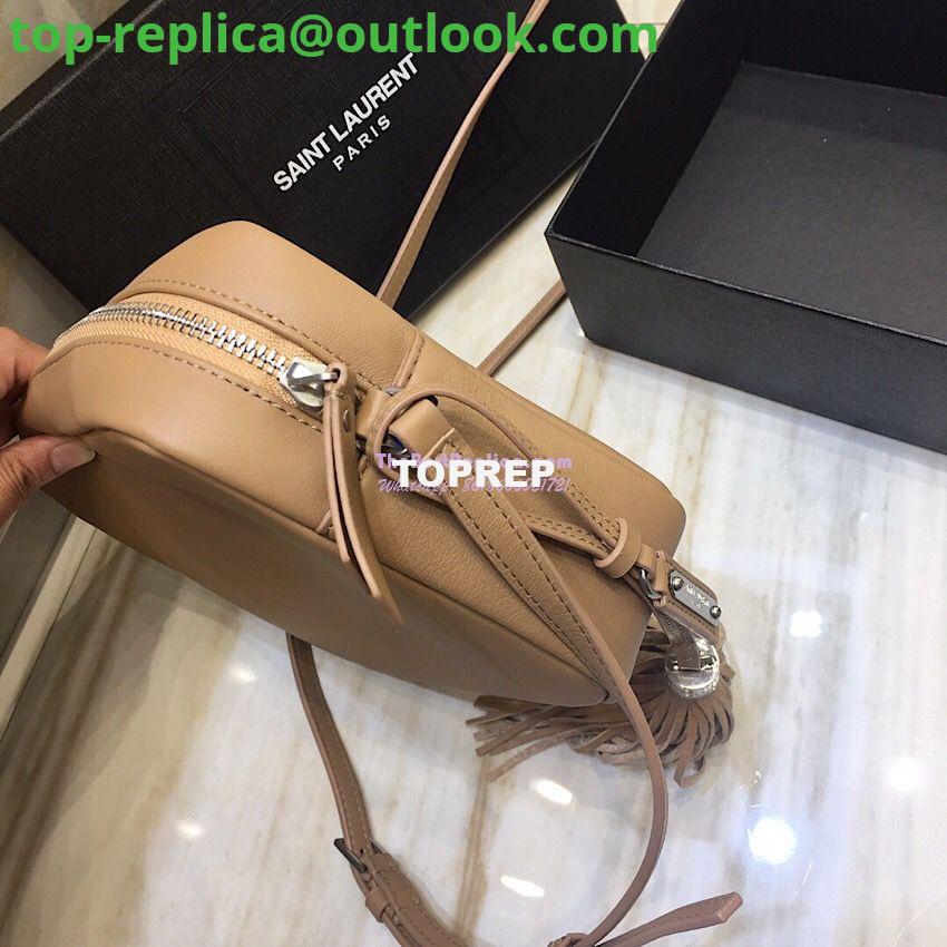 Replica YSL Saint Laurent Lou Camera Bag In Smooth Leather 520533 Light Taupe 4 Replica YSL Saint Laurent Lou Camera Bag In Smooth Leather 520533 Light Taupe 4