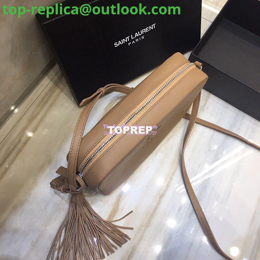 Replica YSL Saint Laurent Lou Camera Bag In Smooth Leather 520533 Light Taupe 6 Replica YSL Saint Laurent Lou Camera Bag In Smooth Leather 520533 Light Taupe 6