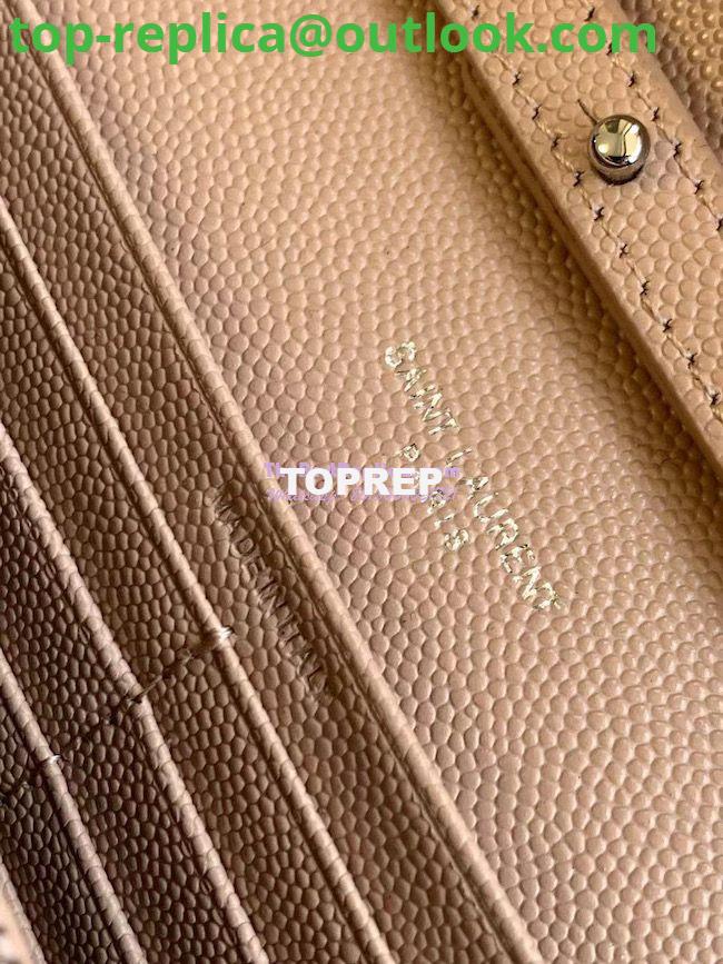 Replica YSL Saint Laurent Monogram Chain Wallet Grain De Poudre Rose in Silver Hardware 7 Replica YSL Saint Laurent Monogram Chain Wallet Grain De Poudre Rose in Silver Hardware 7