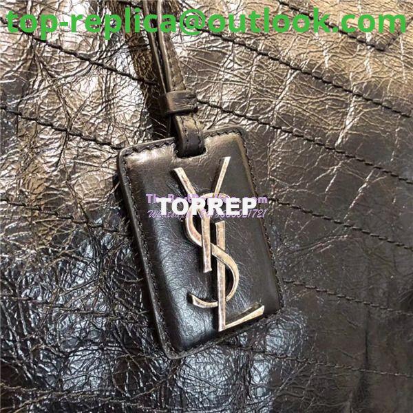 Replica YSL Saint Laurent Niki Large Black Vintage Leather Shopping Bag 5048670 5 Replica YSL Saint Laurent Niki Large Black Vintage Leather Shopping Bag 5048670 5