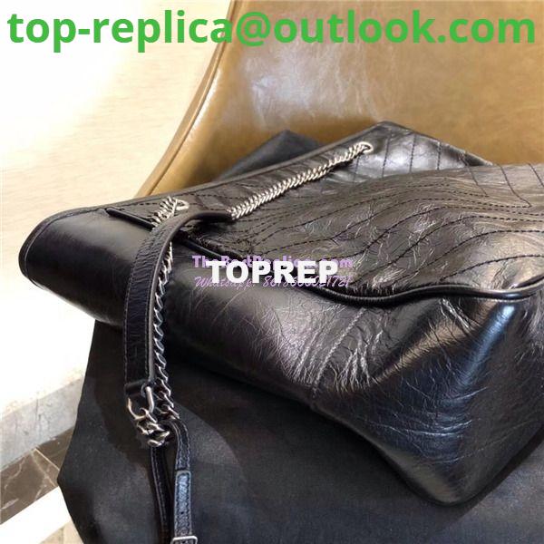 Replica YSL Saint Laurent Niki Large Black Vintage Leather Shopping Bag 5048670 6 Replica YSL Saint Laurent Niki Large Black Vintage Leather Shopping Bag 5048670 6