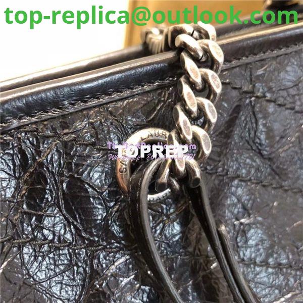 Replica YSL Saint Laurent Niki Large Black Vintage Leather Shopping Bag 5048670 7 Replica YSL Saint Laurent Niki Large Black Vintage Leather Shopping Bag 5048670 7