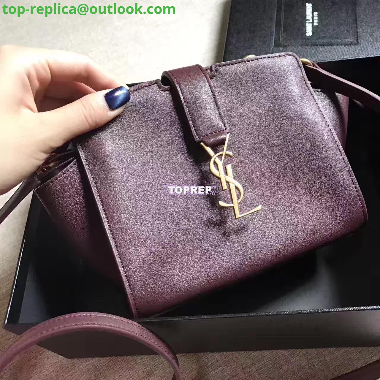 Replica YSL Yves Saint Laurent Toy Cabas Bag in Wine Replica YSL Yves Saint Laurent Toy Cabas Bag in Wine