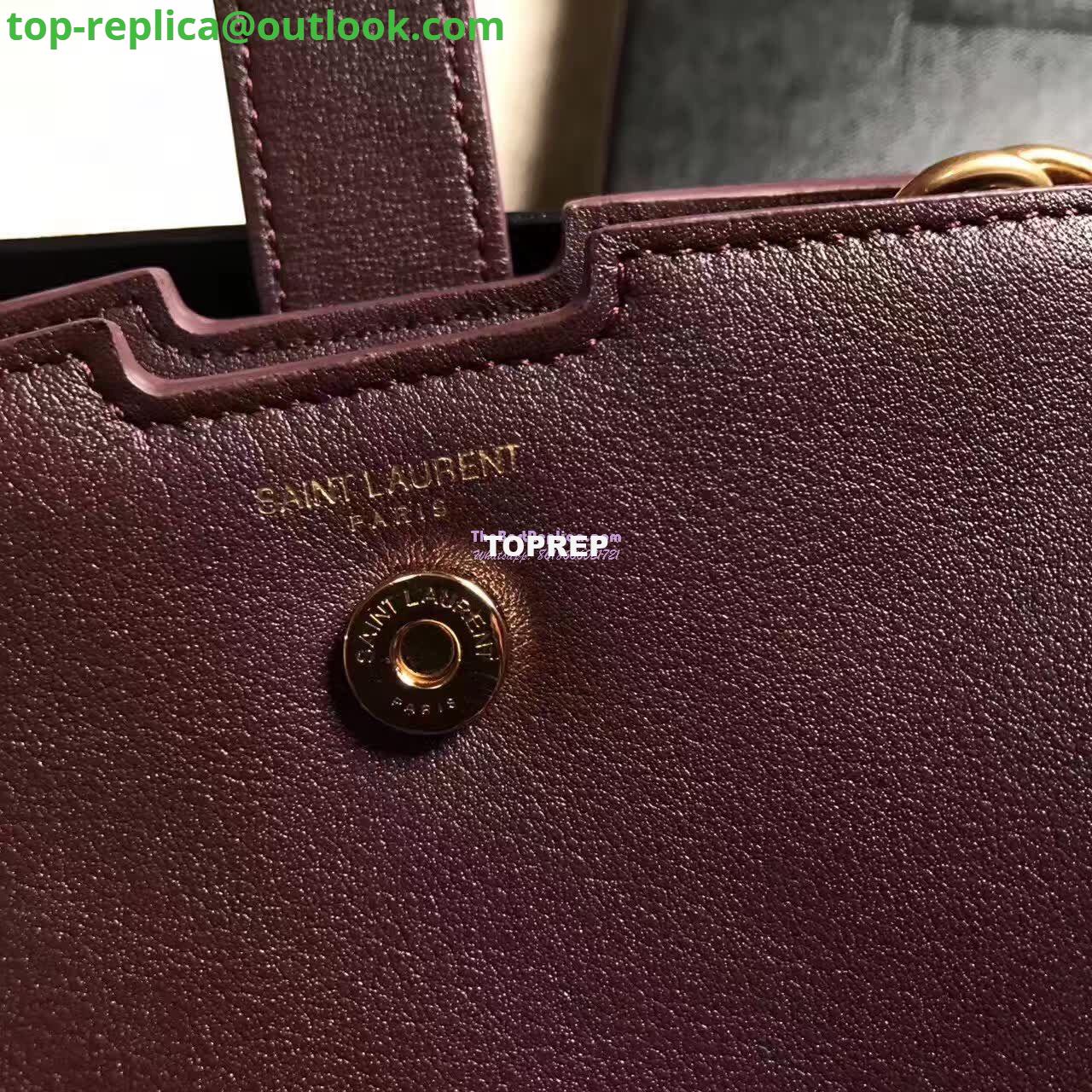 Replica YSL Yves Saint Laurent Toy Cabas Bag in Wine 8 Replica YSL Yves Saint Laurent Toy Cabas Bag in Wine 8