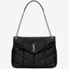 Replica Saint Laurent Puffer Medium Chain All Black Bag In Lambskin 14