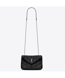 Replica Saint Laurent Puffer Toy Bag In Noir Quilted Lambskin